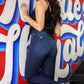 Slim Fit Indigo Destruido
